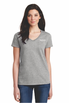 Gildan Ladies 100% Cotton V-Neck T-Shirt