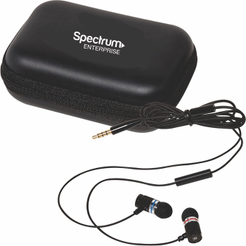 Earbuds with Microphone & Case